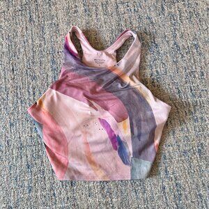 Athleta Conscious Crop Bra A&C Vibrance Orchid Pink Size Medium